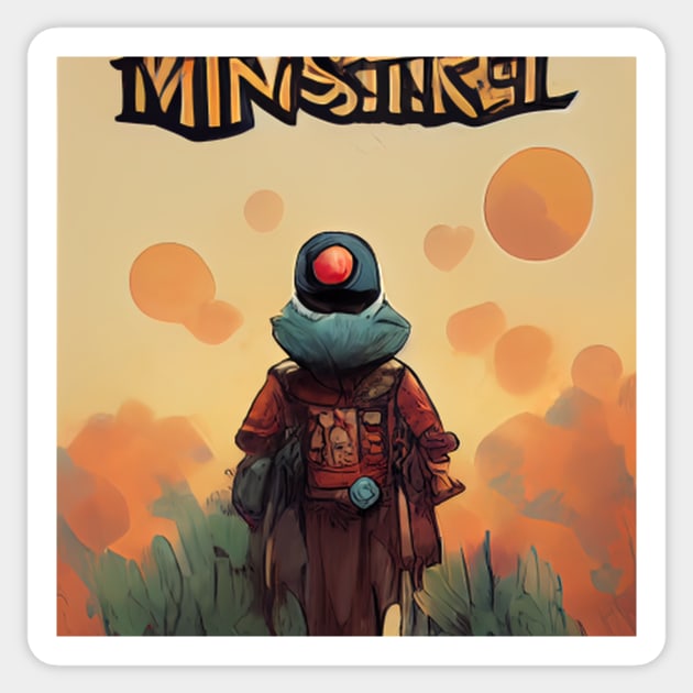 Minstrel | Comics Style Sticker by ComicsFactory